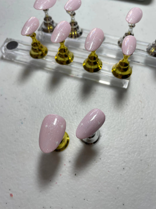 Pink Night Sky - Faux-ongles press-on